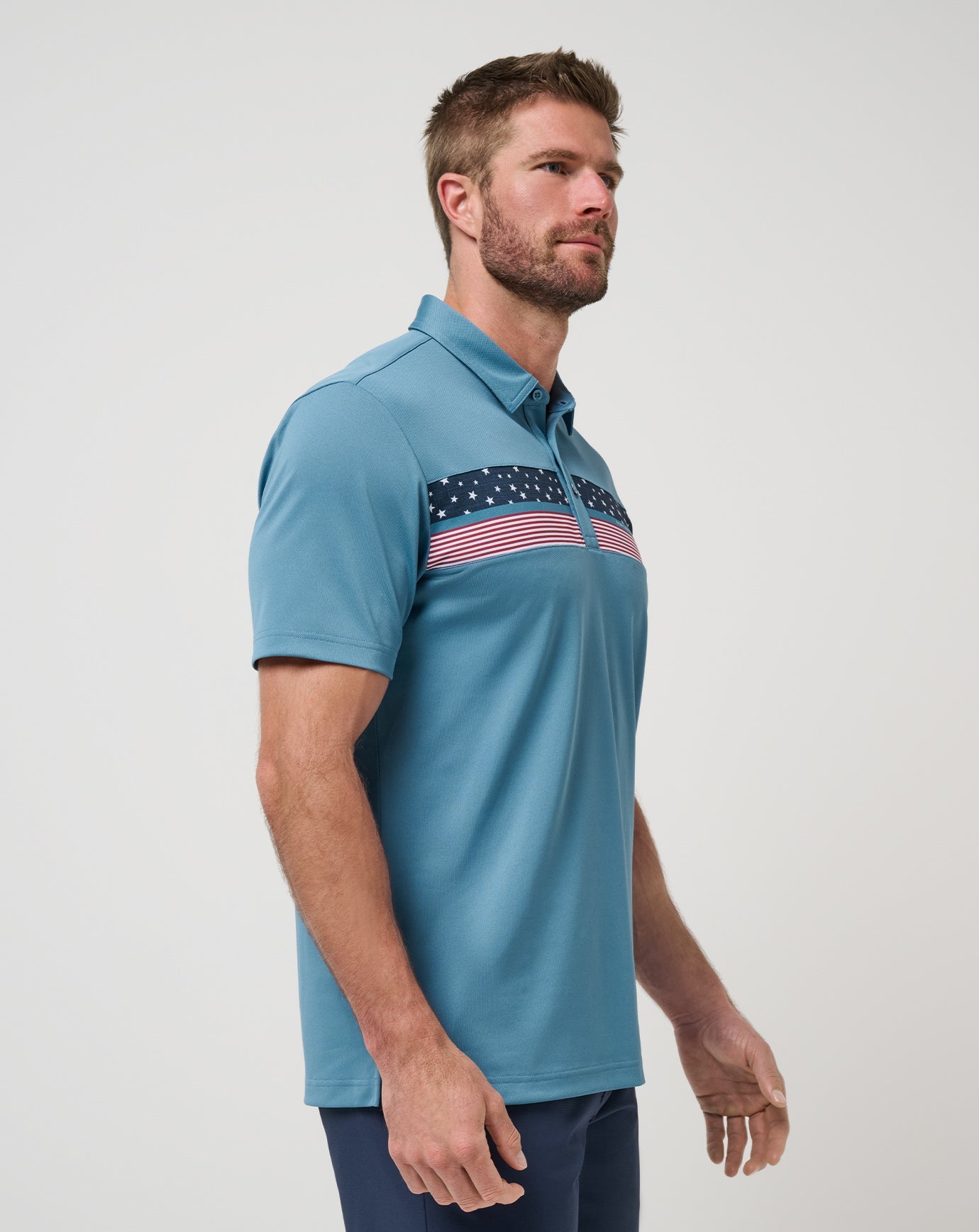 Good Good Patriot Polo| Travis Mathew