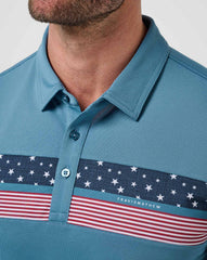 Good Good Patriot Polo| Travis Mathew