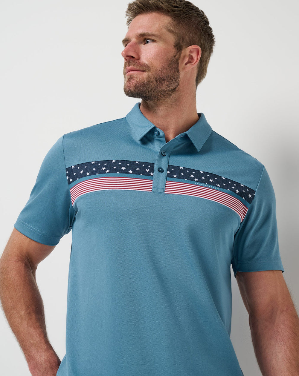 Good Good Patriot Polo| Travis Mathew