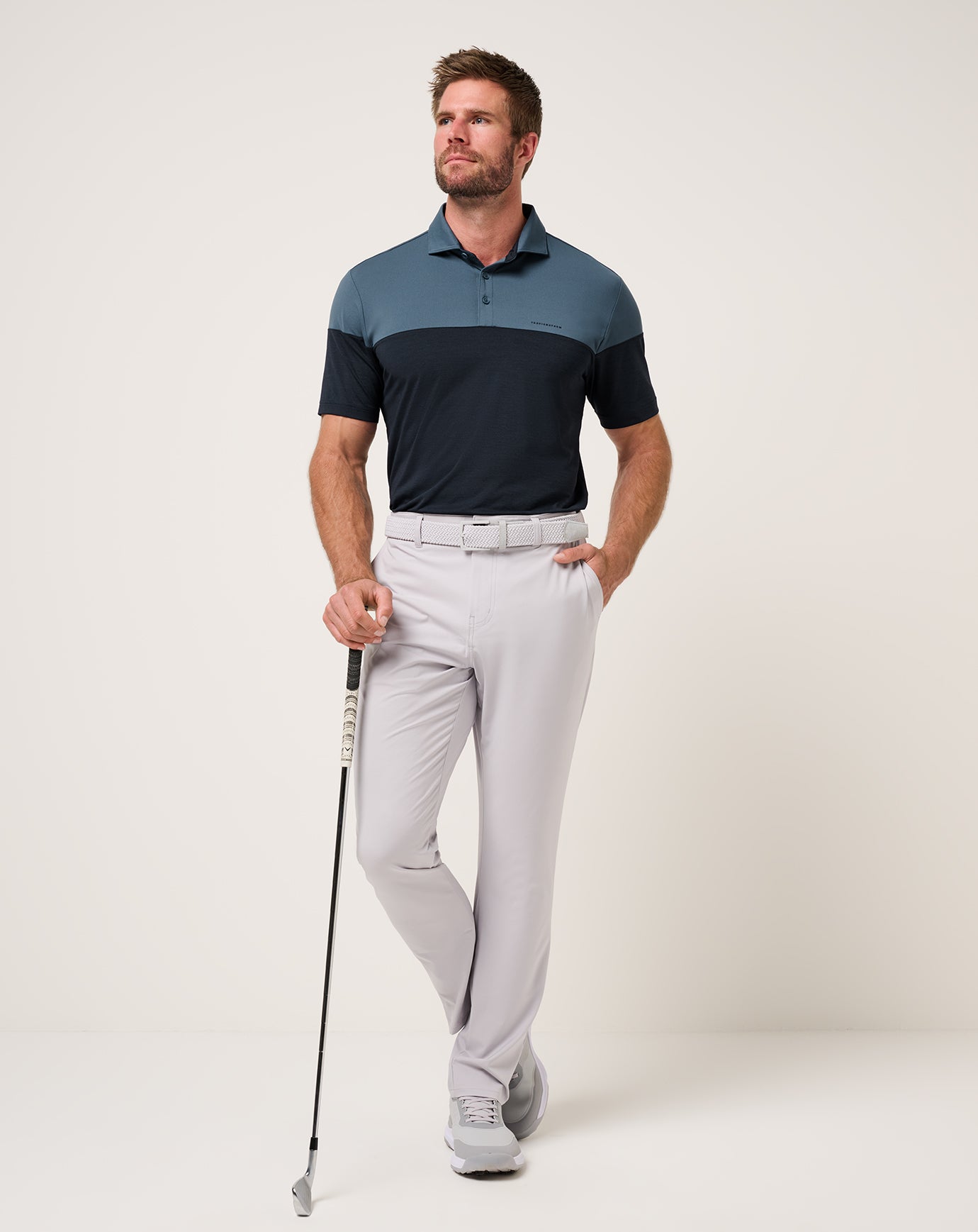 Heater Pro Color Block Polo| Travis Mathew
