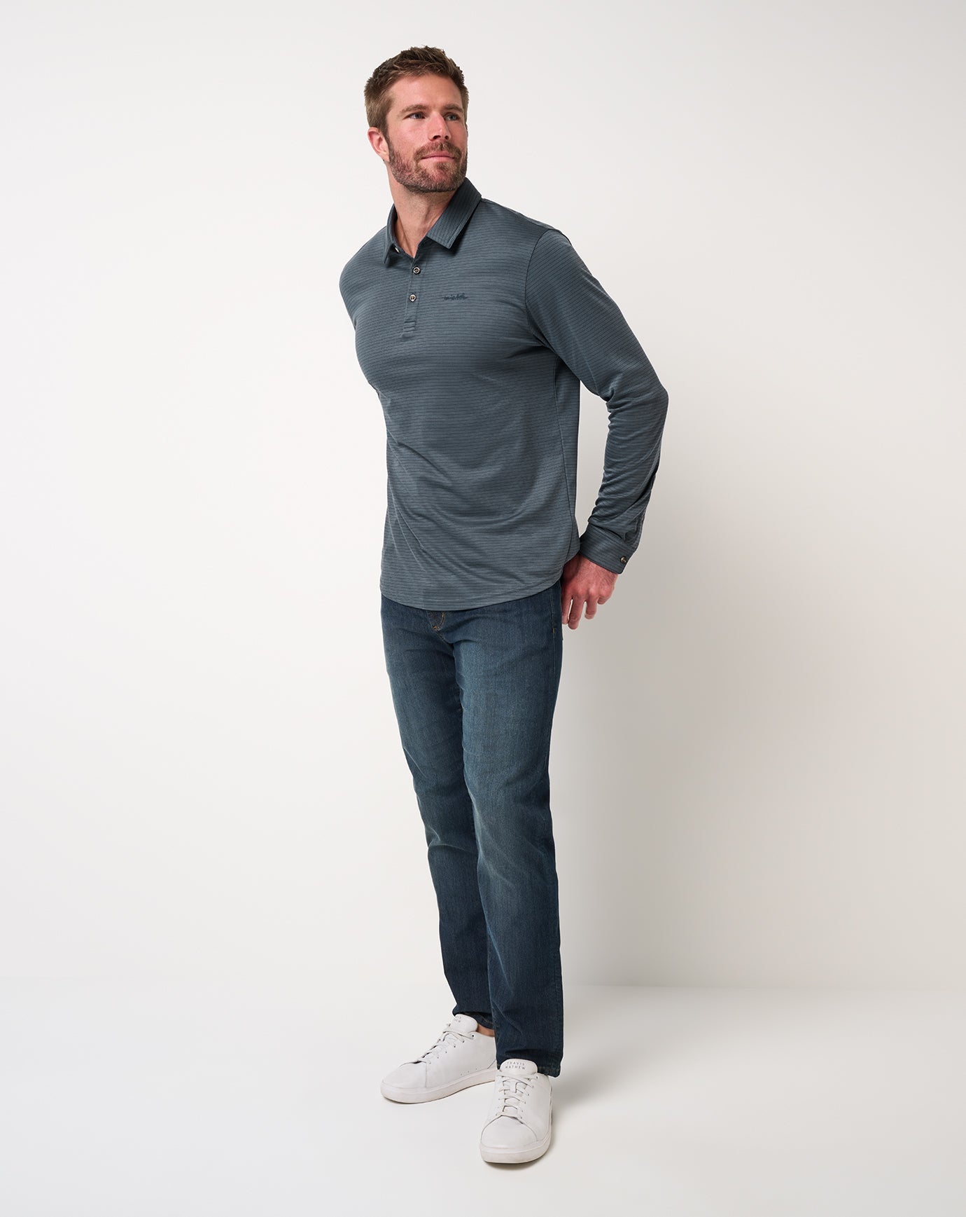 The Zinna 2.0 Long Sleeve Polo| Travis Mathew