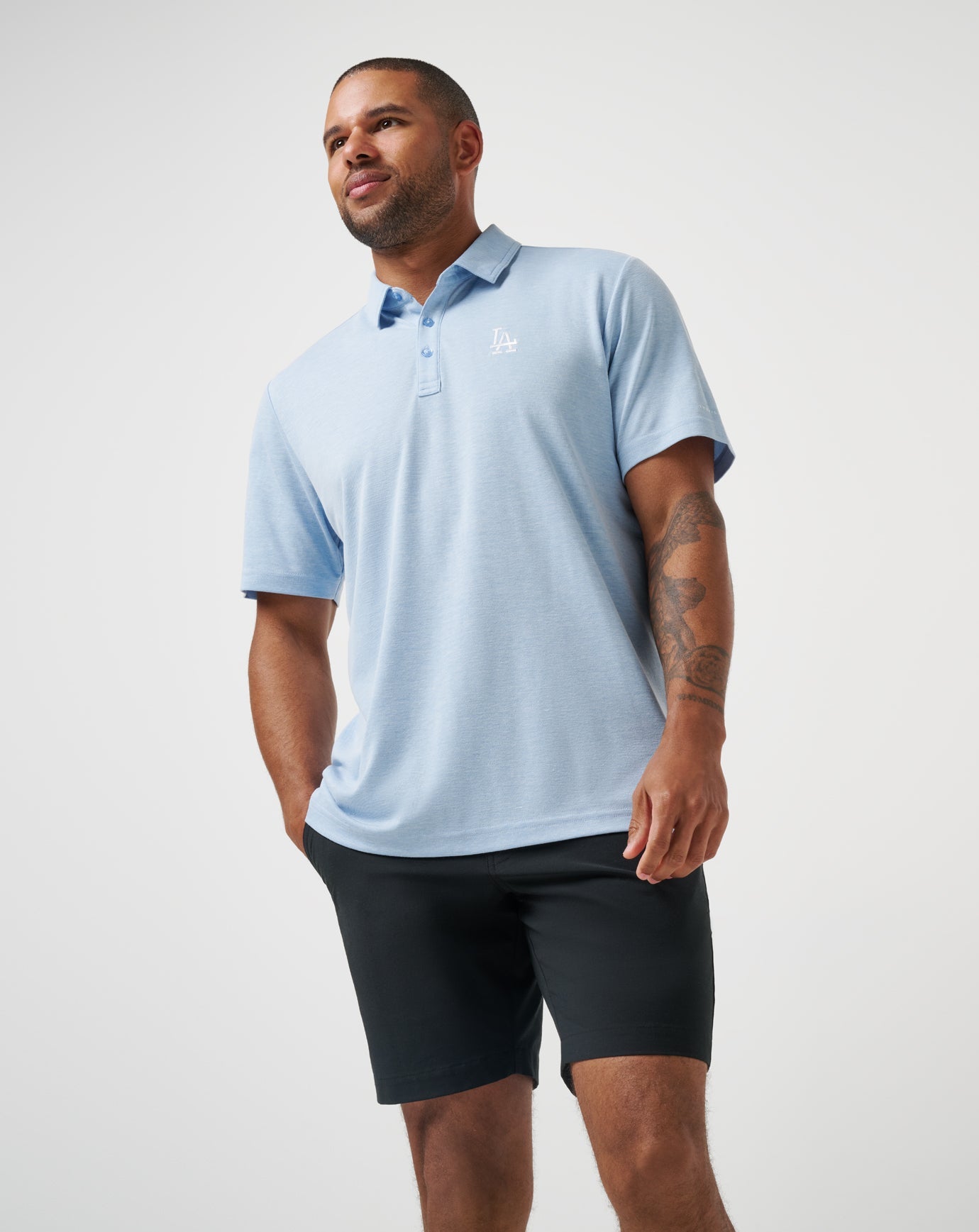 Los Angeles Dodgers Playoff Pitch Polo| Travis Mathew