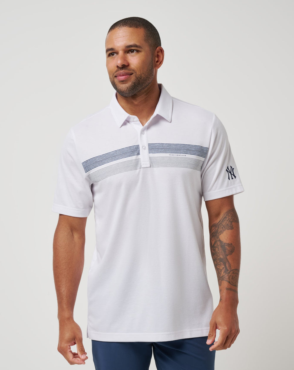 New York Yankees Top Recruit Polo| Travis Mathew
