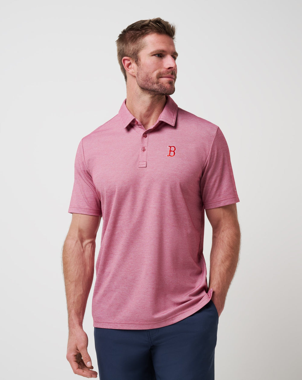 Boston Red Sox Playoff Pitch Polo| Travis Mathew