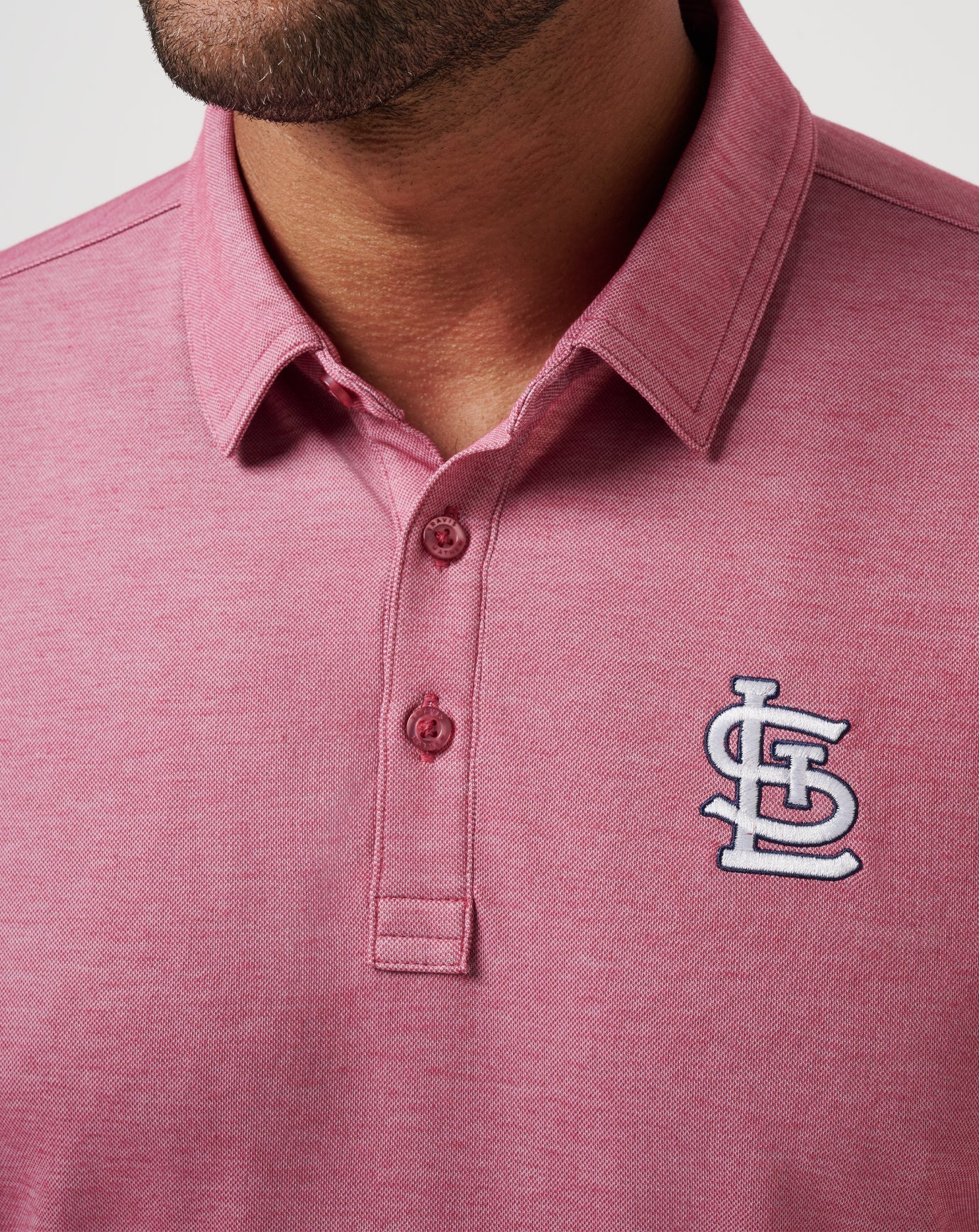St Louis Cardinals Playoff Pitch Polo| Travis Mathew