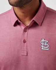 St Louis Cardinals Playoff Pitch Polo| Travis Mathew