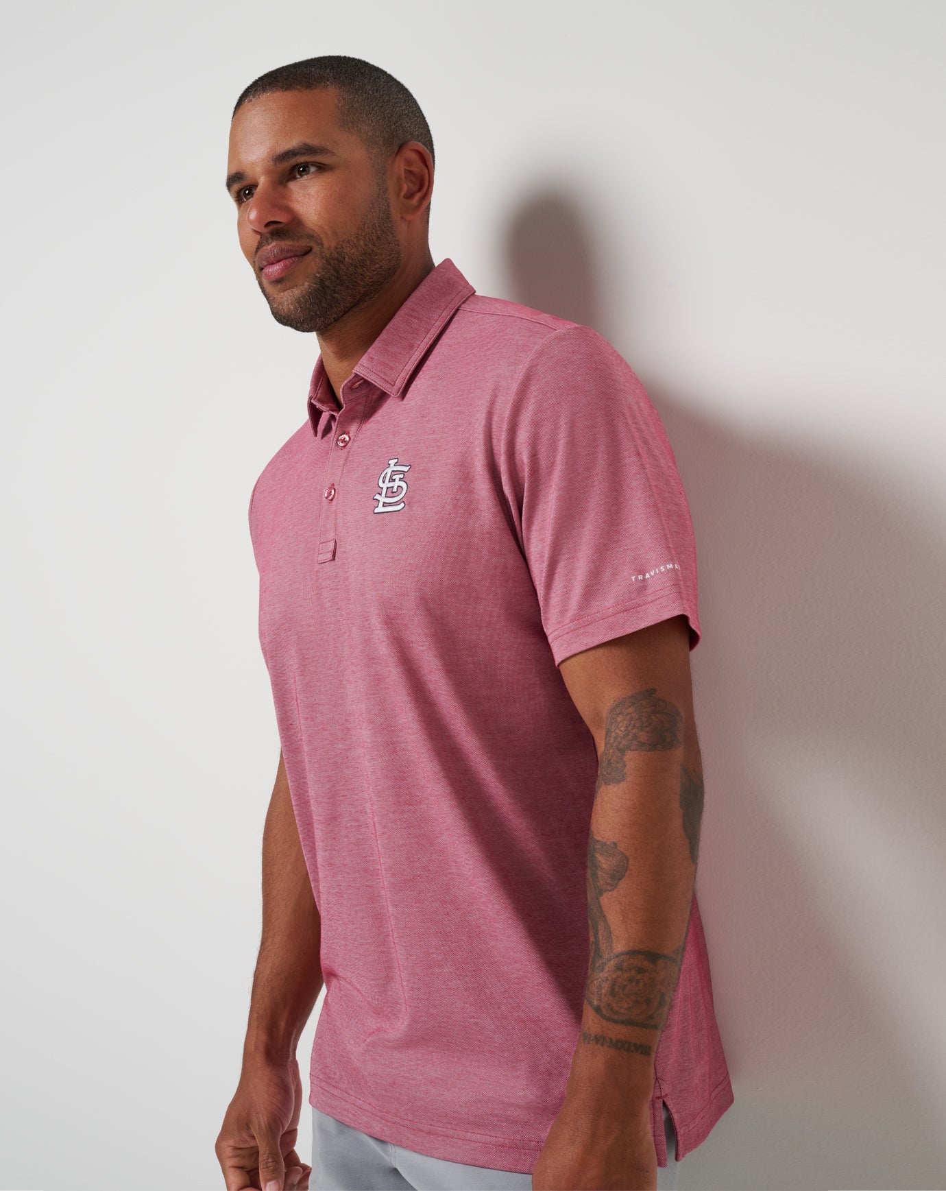 St Louis Cardinals Playoff Pitch Polo| Travis Mathew