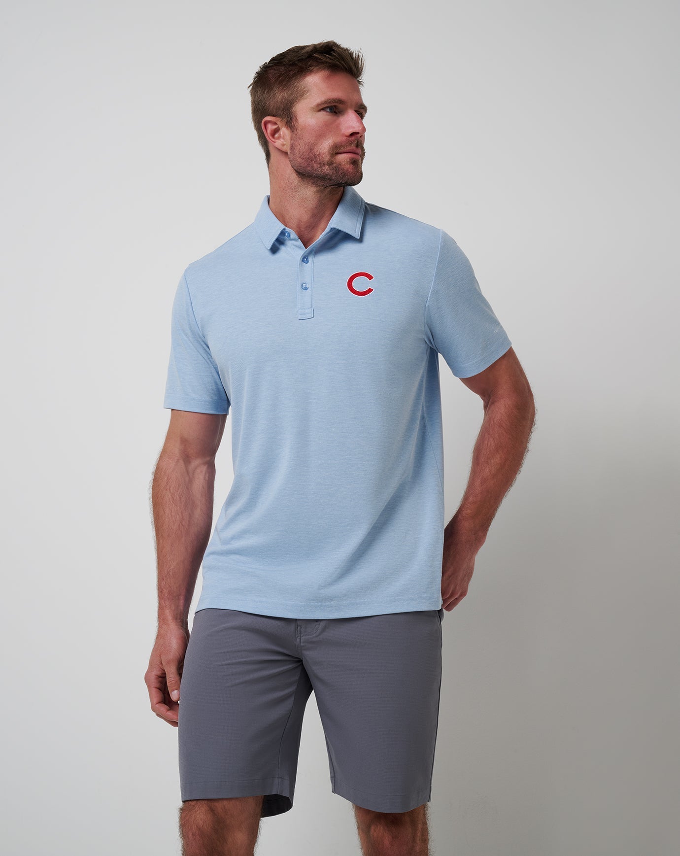 Chicago Cubs Playoff Pitch Polo| Travis Mathew