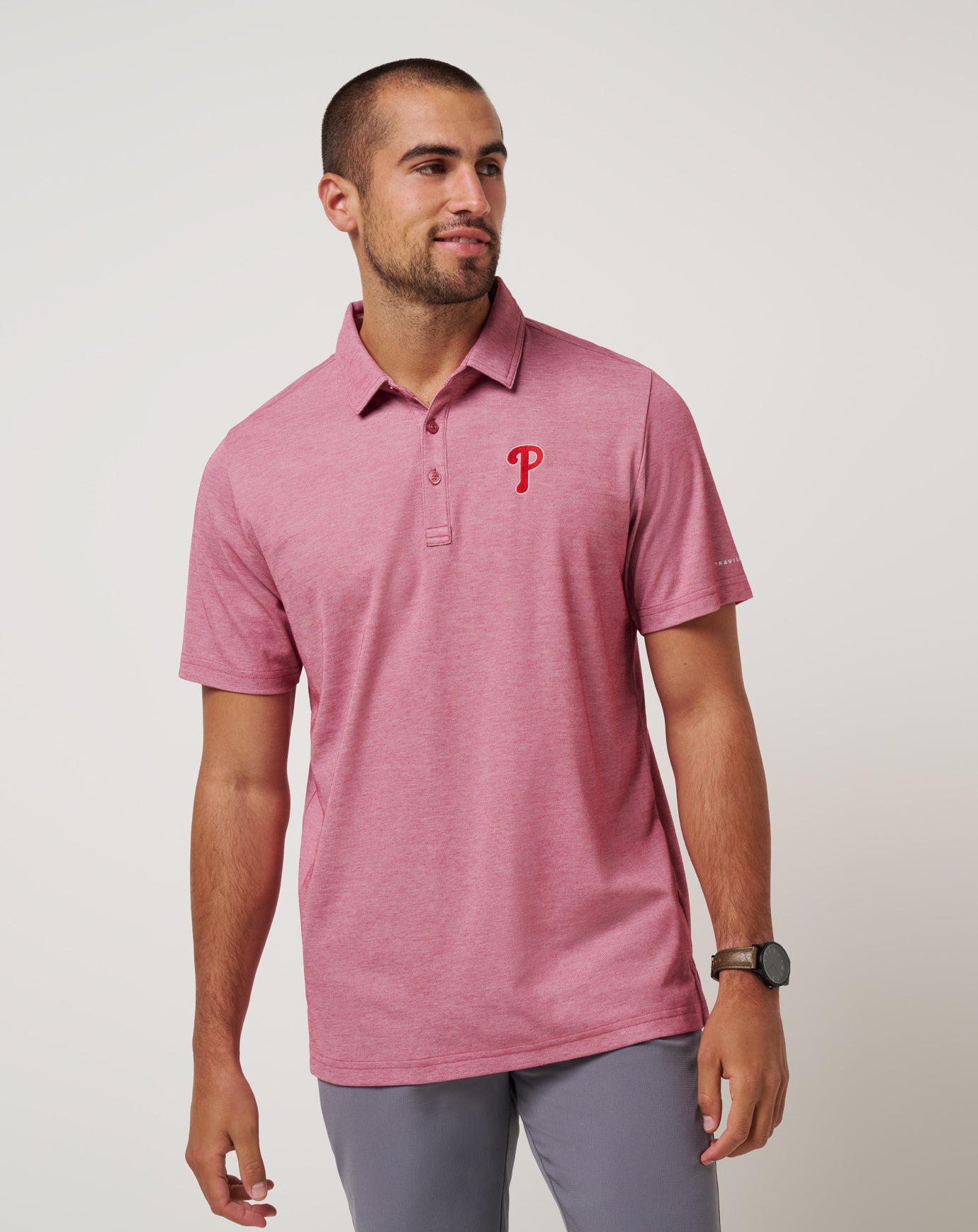 Philadelphia Phillies Playoff Pitch Polo| Travis Mathew