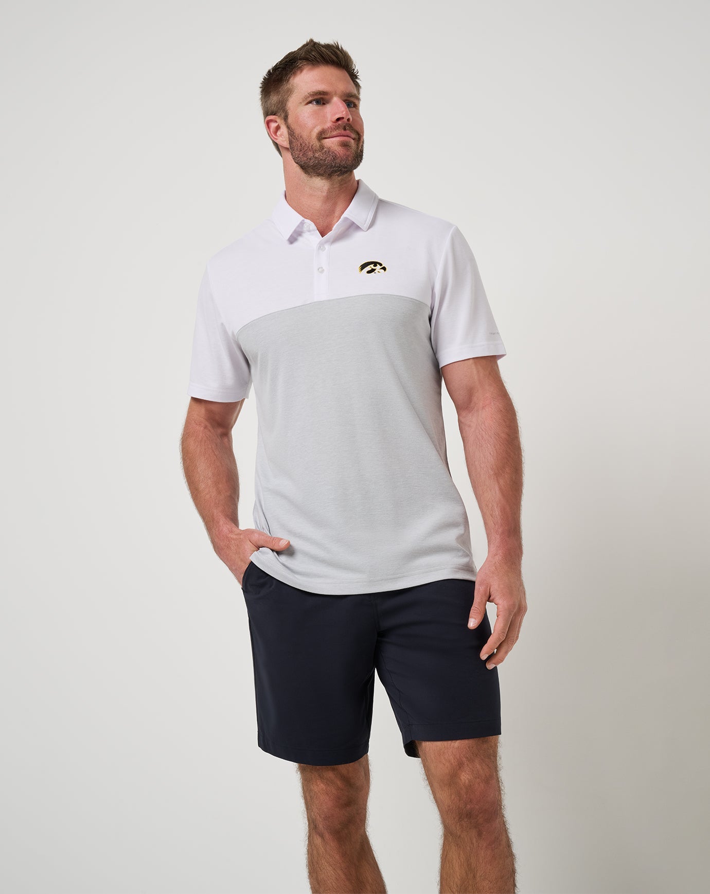 Iowa Drop Back Polo| Travis Mathew