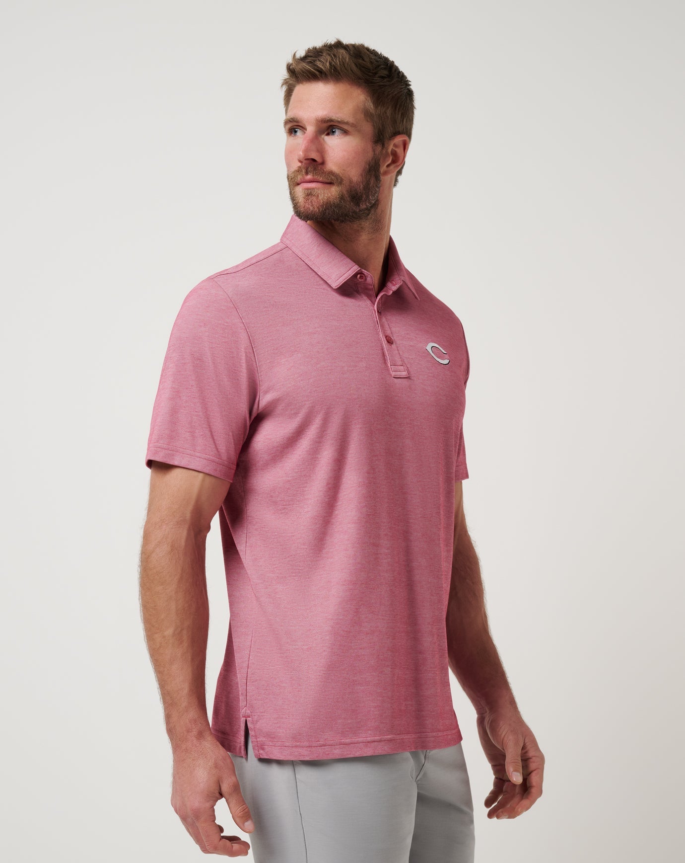 Cincinnati Reds Playoff Pitch Polo| Travis Mathew
