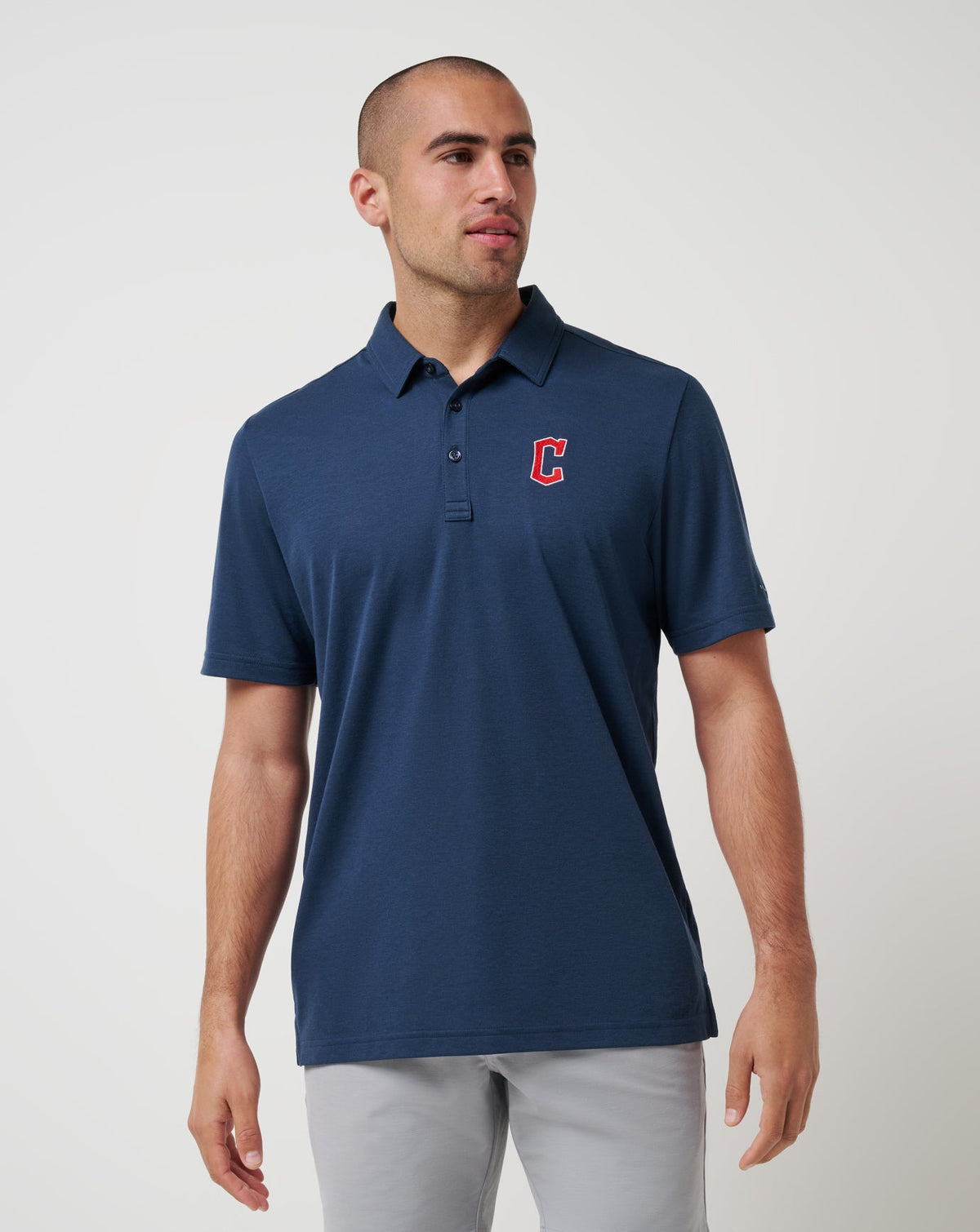Cleveland Guardians Playoff Pitch Polo| Travis Mathew