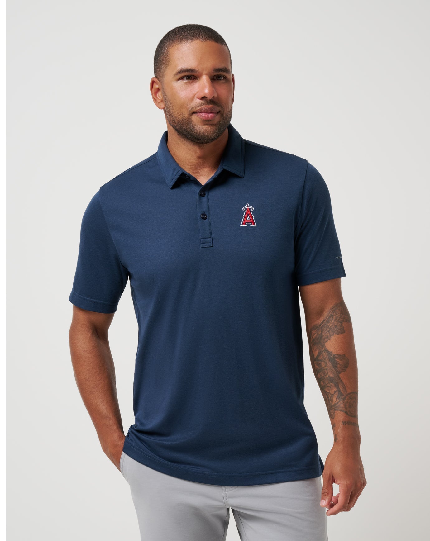Los Angeles Angels Playoff Pitch Polo| Travis Mathew