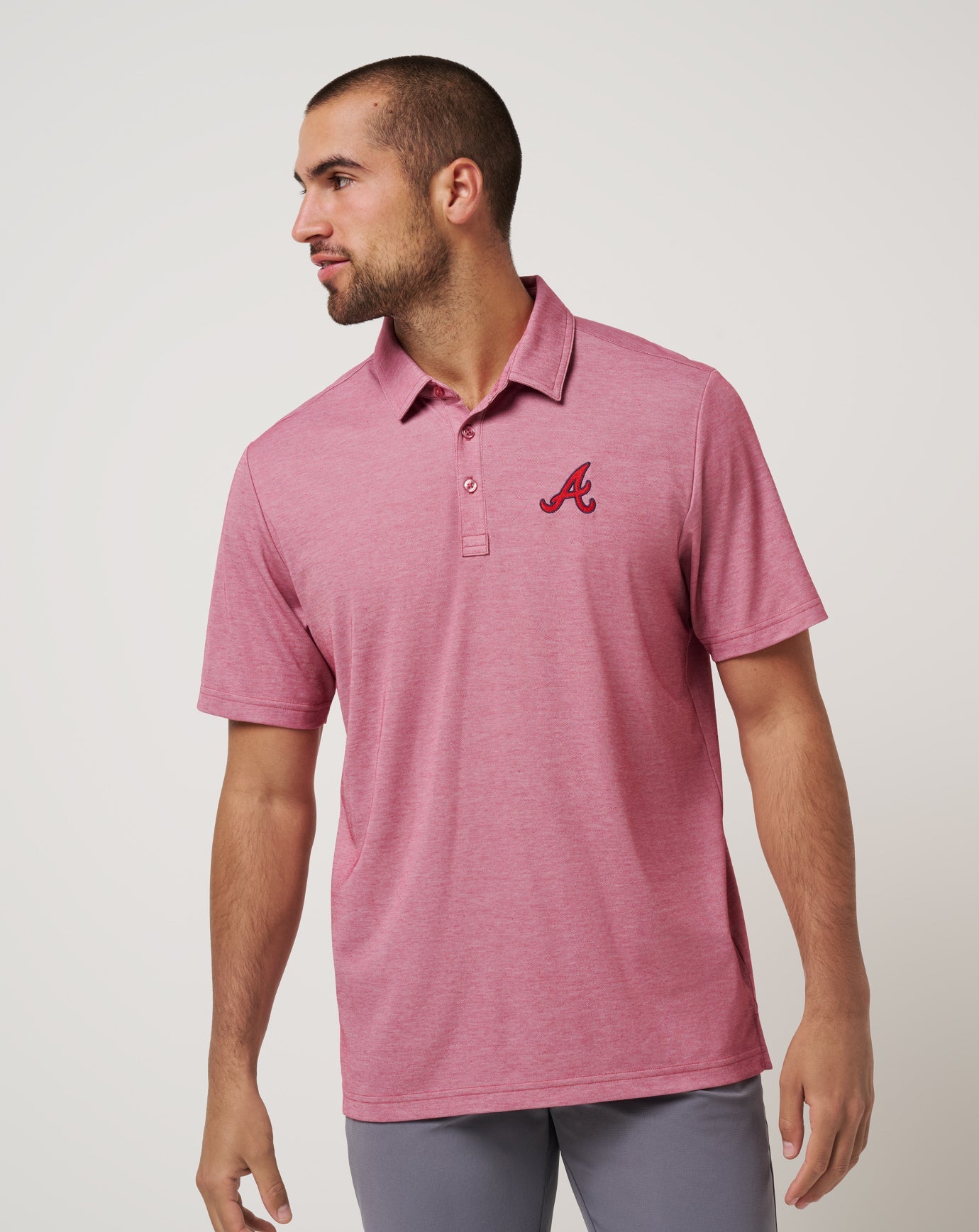 Atlanta Braves Playoff Pitch Polo| Travis Mathew