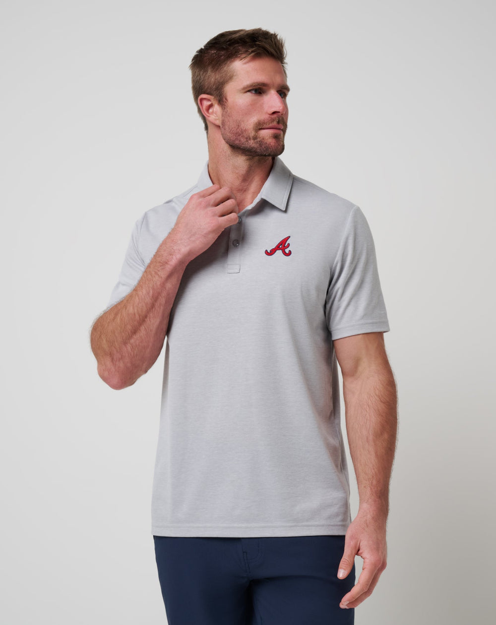 Atlanta Braves Playoff Pitch Polo| Travis Mathew