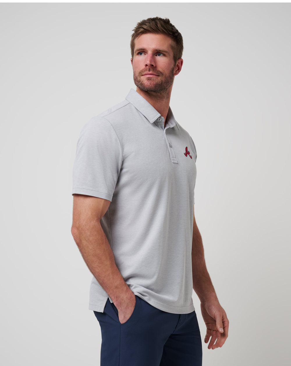 Atlanta Braves Playoff Pitch Polo| Travis Mathew