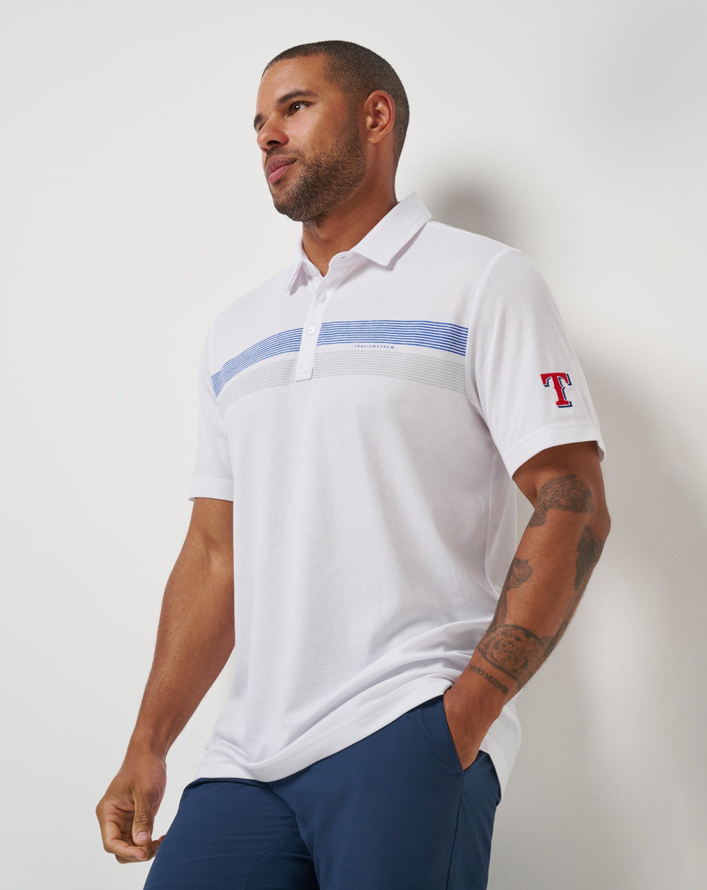 Texas Rangers Top Recruit Polo| Travis Mathew
