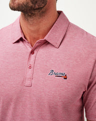 Atlanta Braves The Zinna Polo| Travis Mathew
