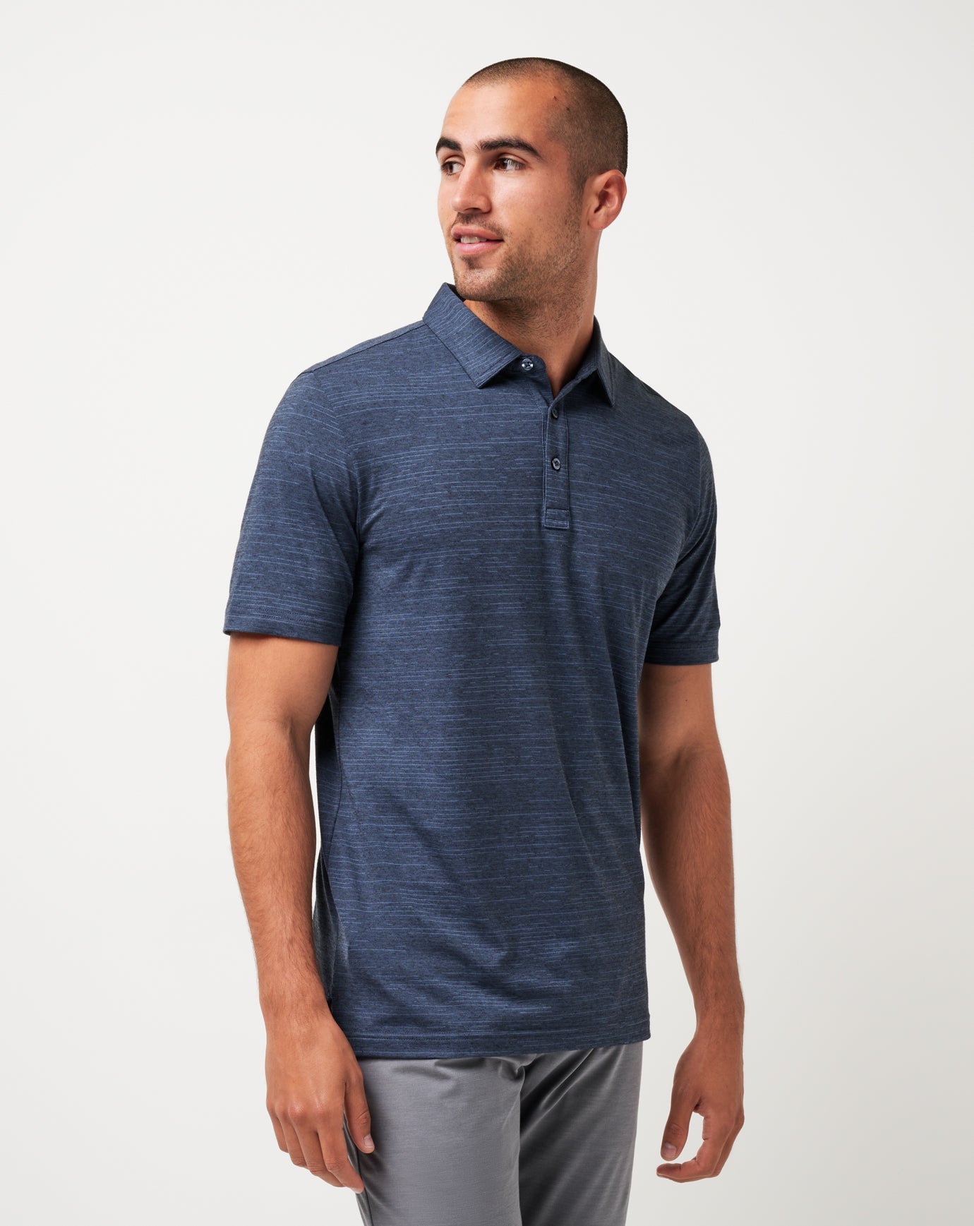Atlanta Braves The Heater Polo| Travis Mathew