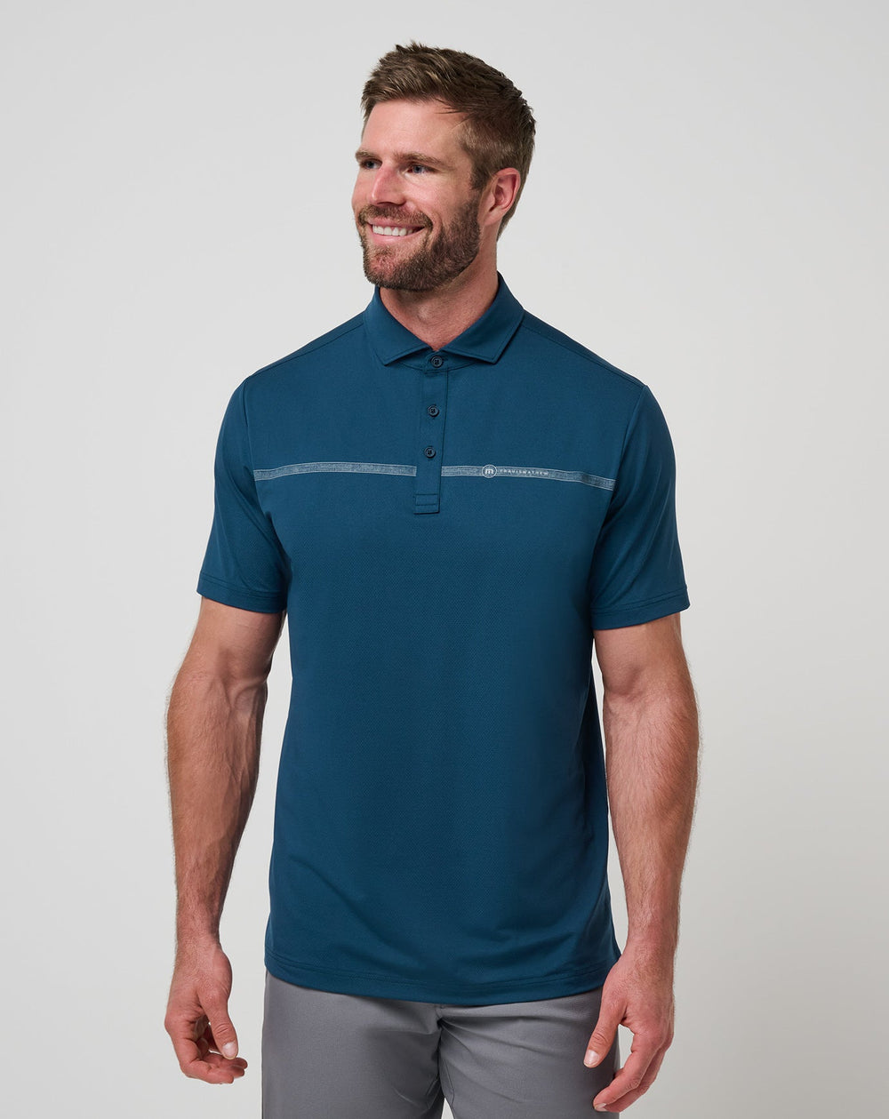 Heater Pro Chest Stripe Polo| Travis Mathew
