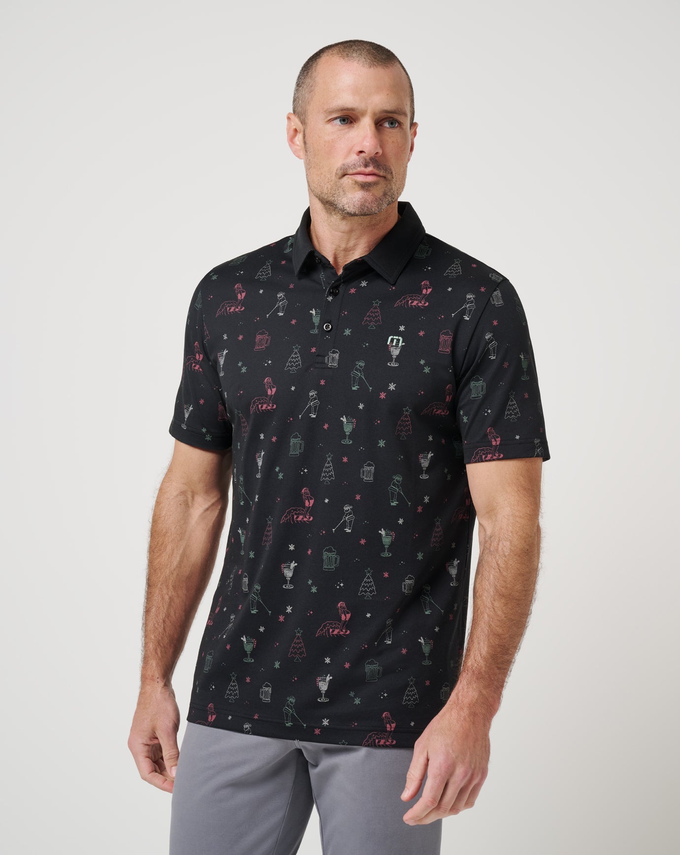 Holiday Magic Polo| Travis Mathew