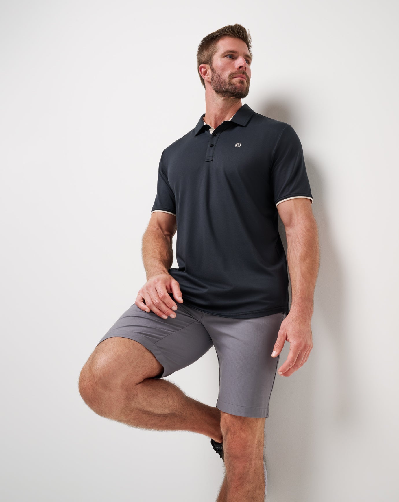 Featherweight On The Grind Polo| Travis Mathew
