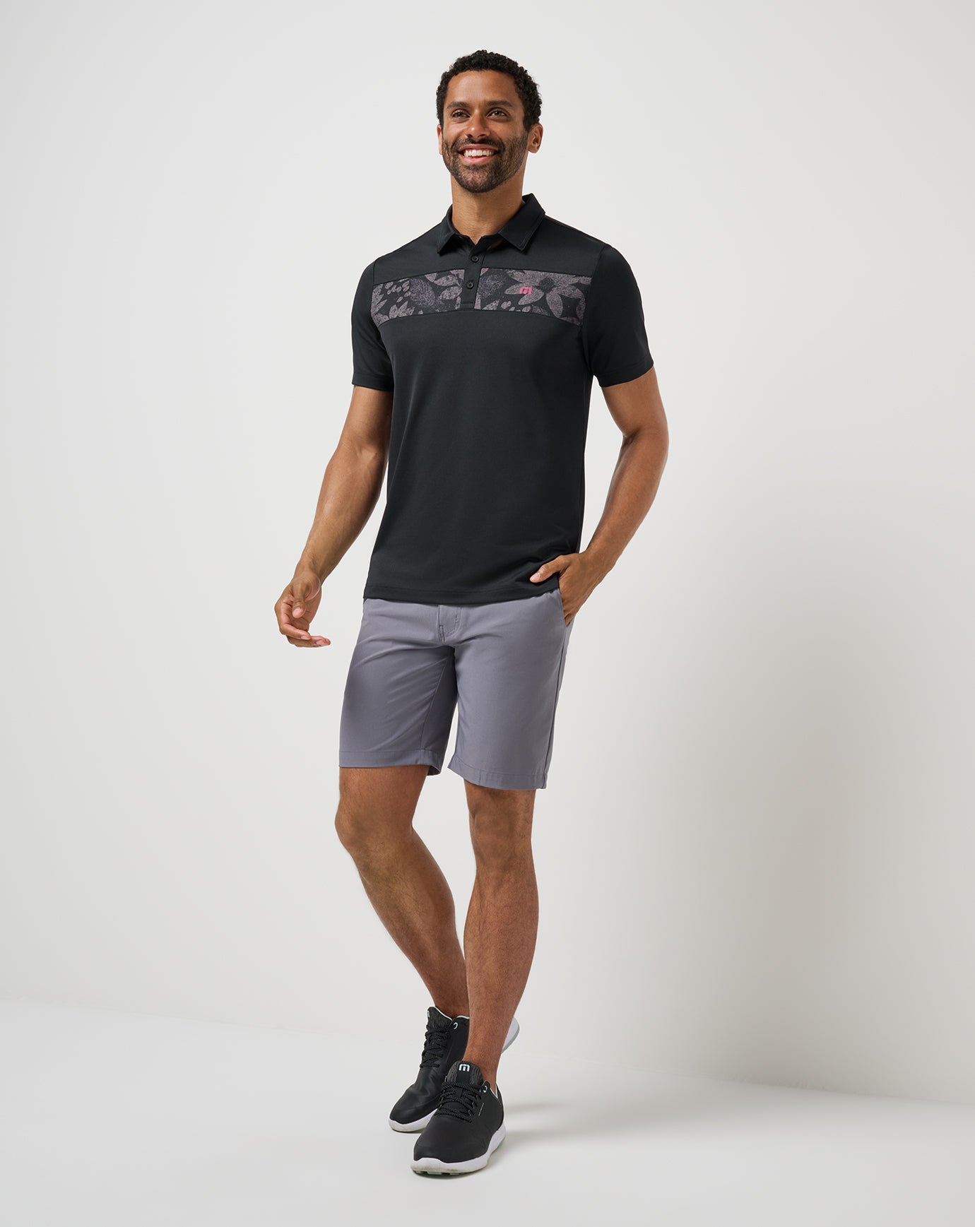 Good Good Chest Stripe Polo| Travis Mathew