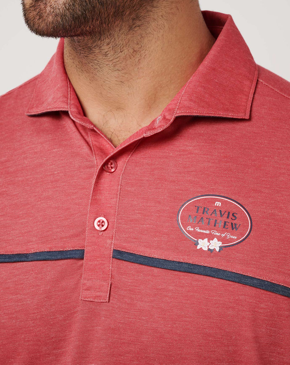 Featherweight Our Favorite Time Of Year Polo| Travis Mathew