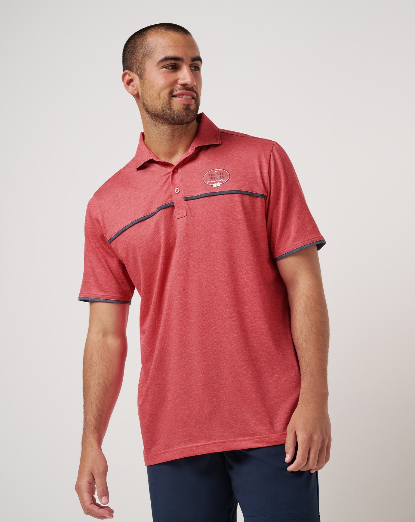Featherweight Our Favorite Time Of Year Polo| Travis Mathew