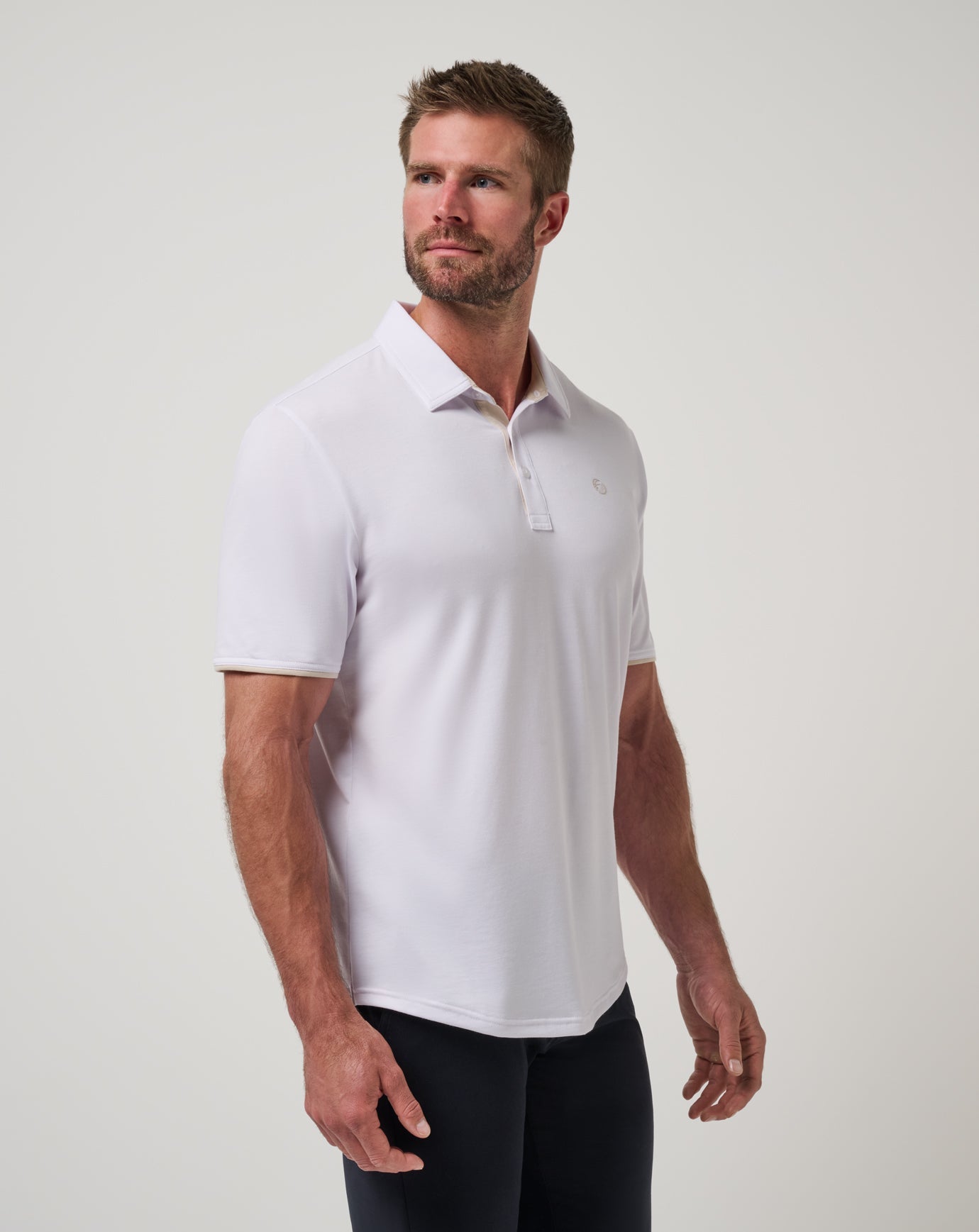 Featherweight On The Grind Polo| Travis Mathew