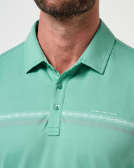 Featherweight Chest Stripe Polo| Travis Mathew