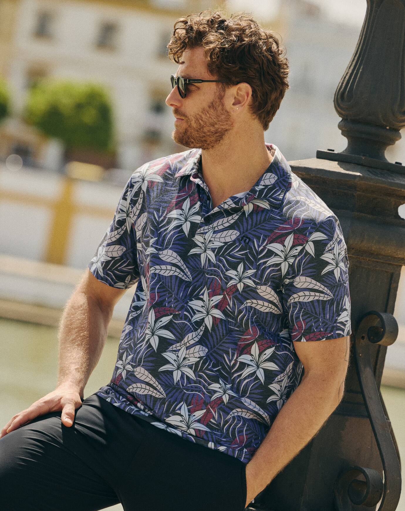 Featherweight Open Bay Polo| Travis Mathew
