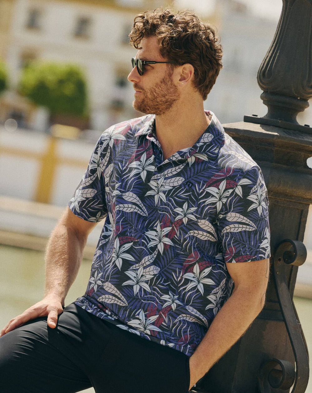 Featherweight Open Bay Polo| Travis Mathew