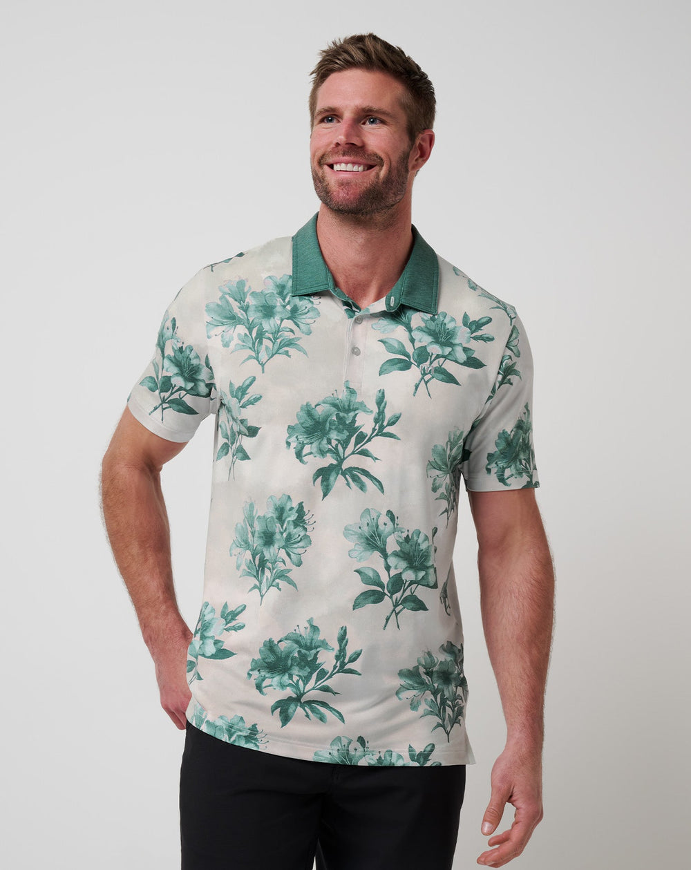 Featherweight Magnolia Polo| Travis Mathew