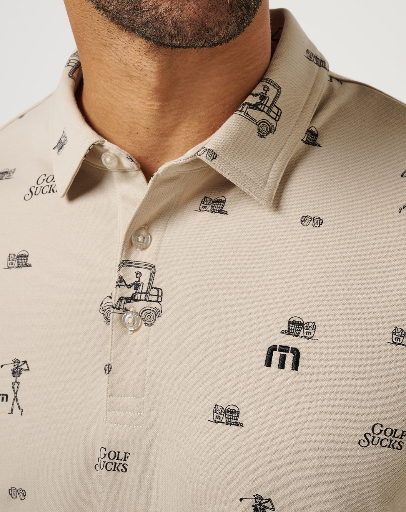 Golf Sucks Polo| Travis Mathew