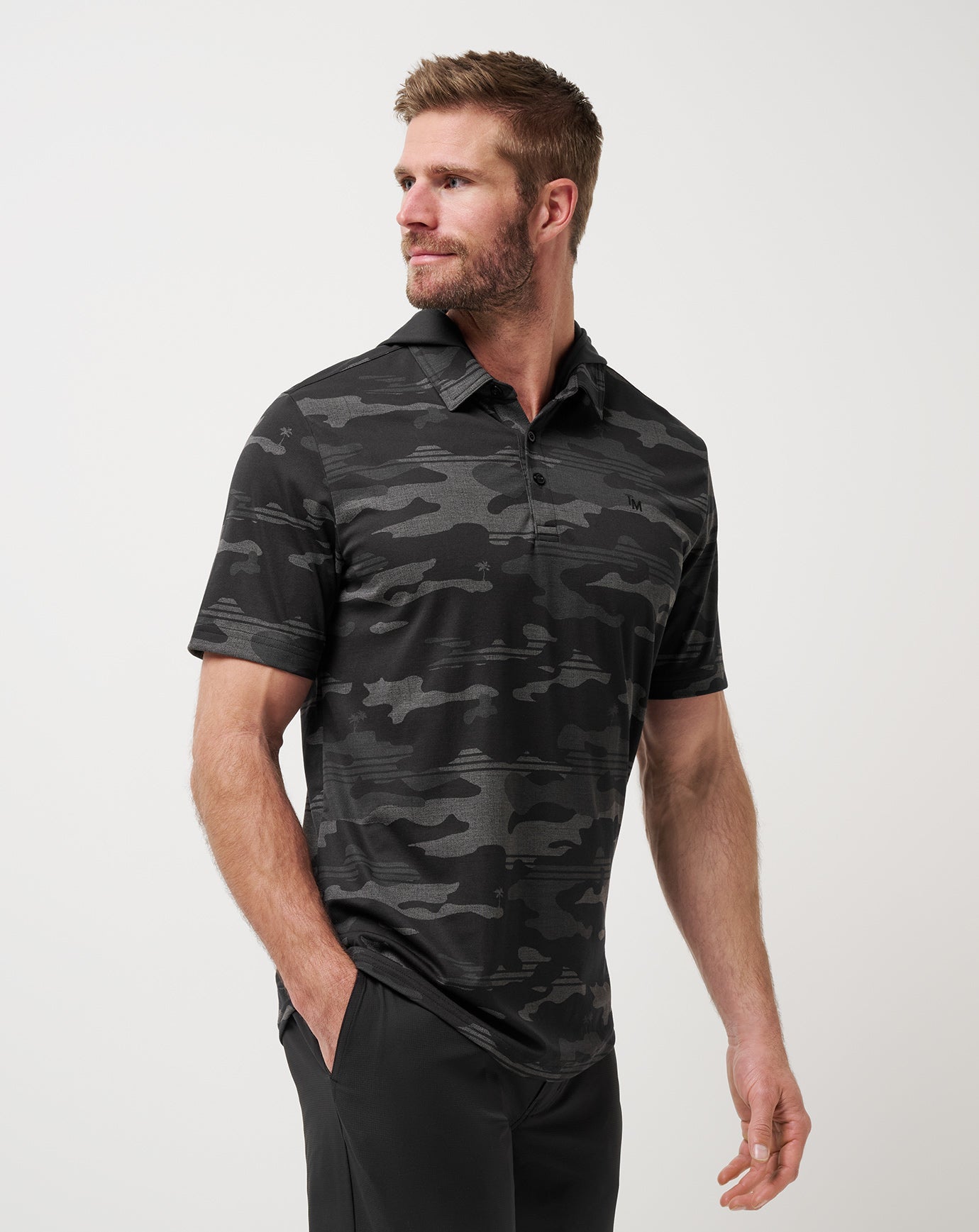 Showdown Stealth Polo| Travis Mathew
