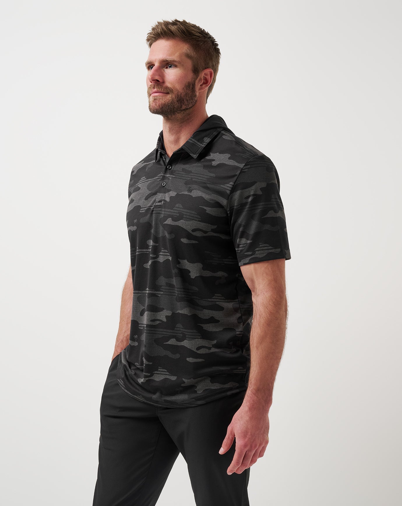 Showdown Stealth Polo| Travis Mathew