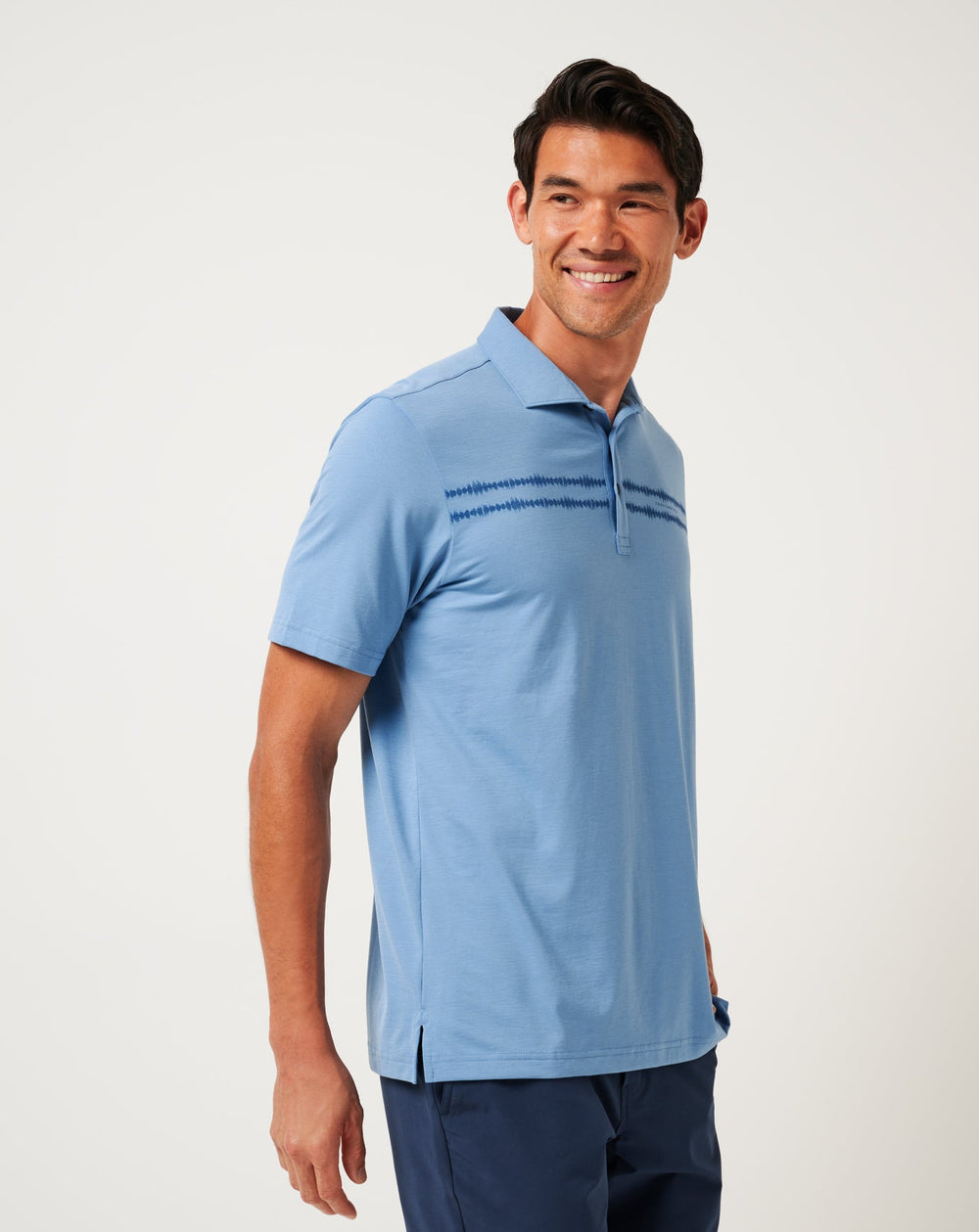 Sunbeam Chest Stripe Polo| Travis Mathew