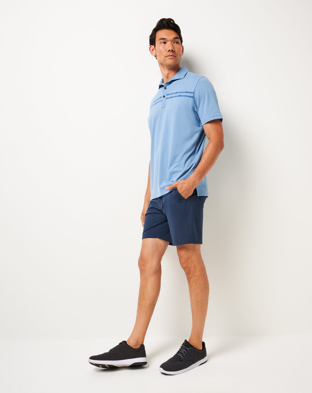 Sunbeam Chest Stripe Polo| Travis Mathew