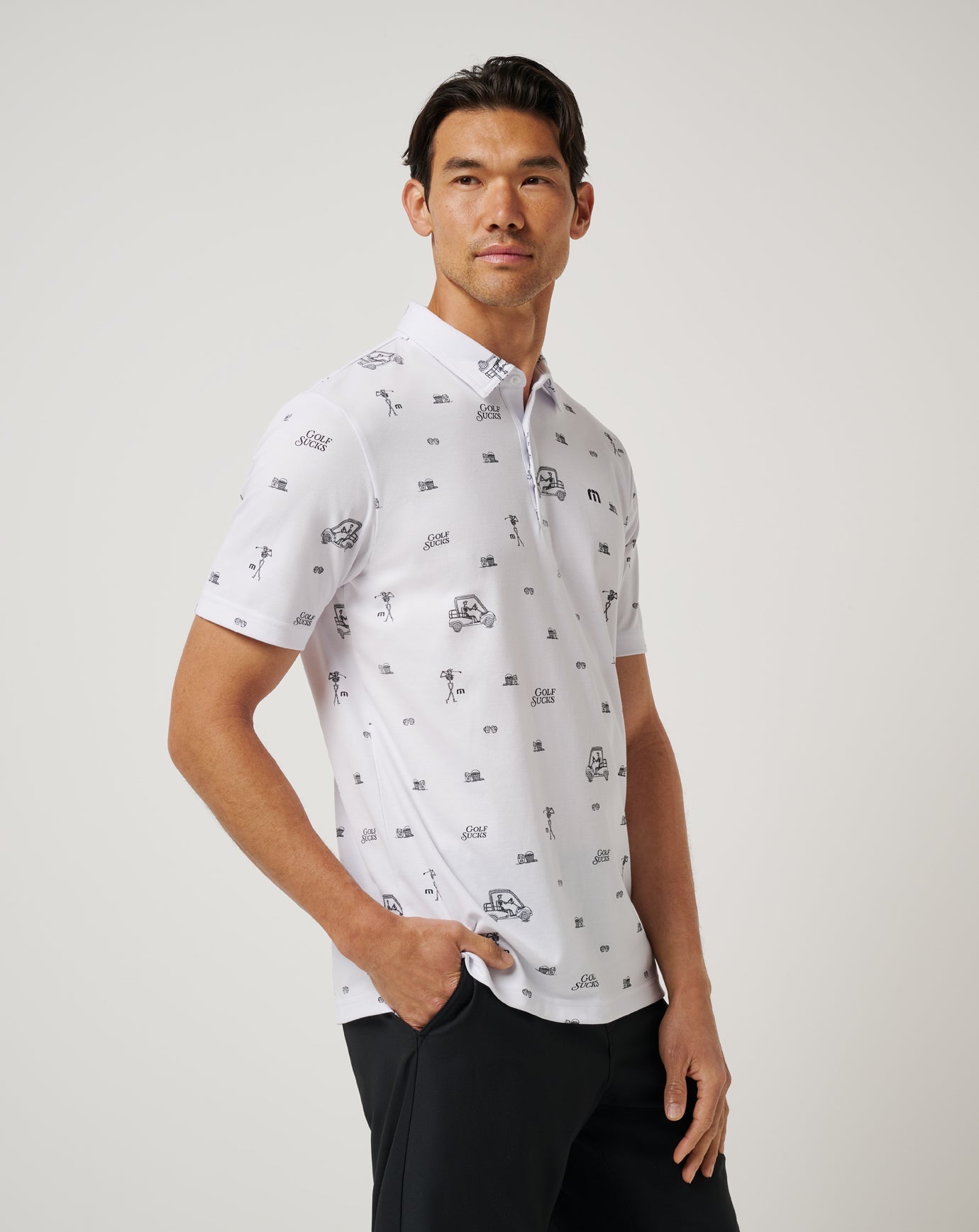Golf Sucks Polo| Travis Mathew
