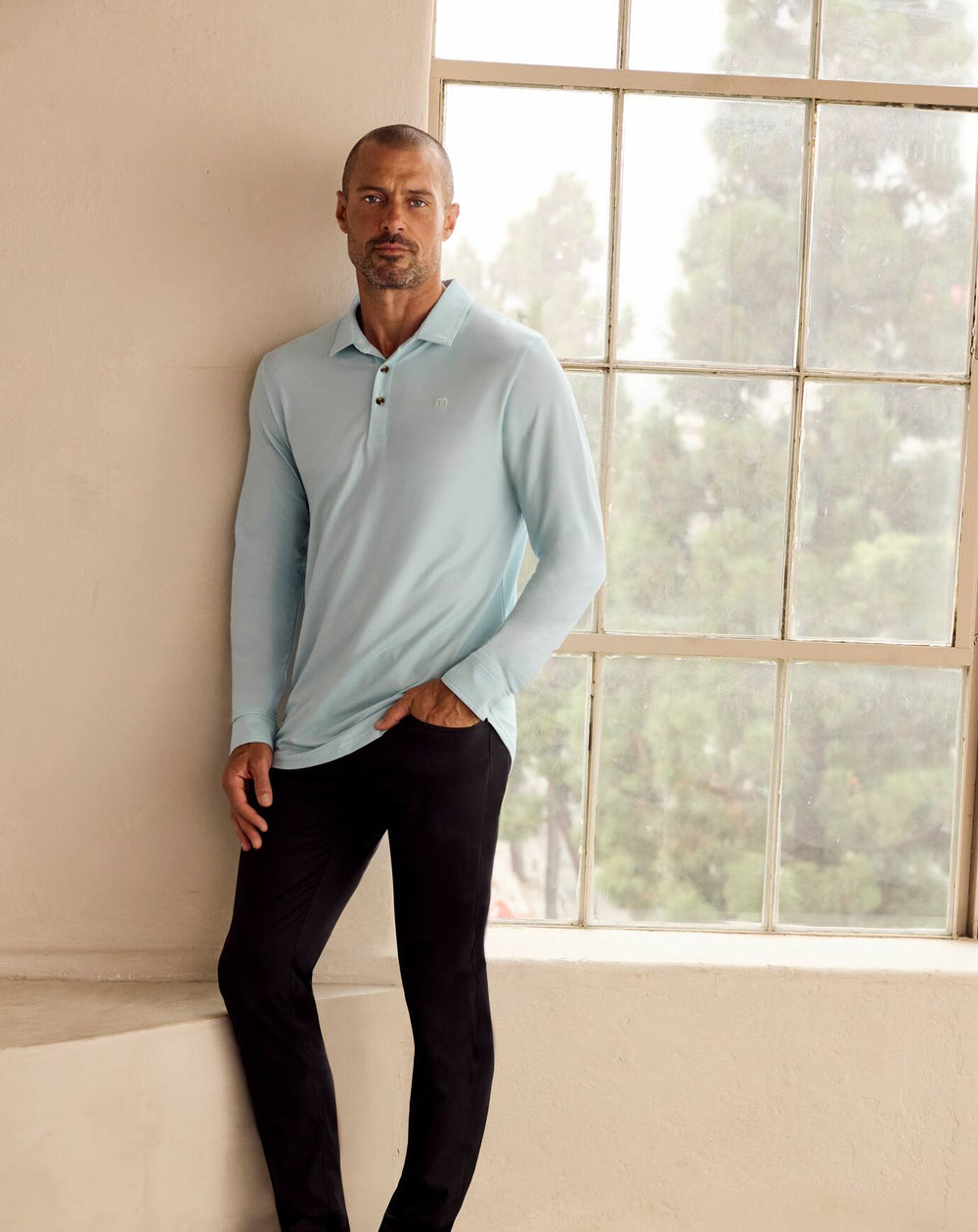 Featherweight Long Sleeve Polo| Travis Mathew