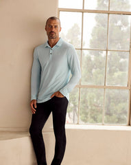 Featherweight Long Sleeve Polo| Travis Mathew