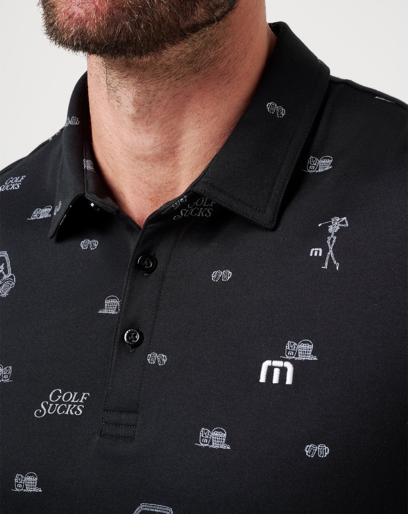 Golf Sucks Polo| Travis Mathew