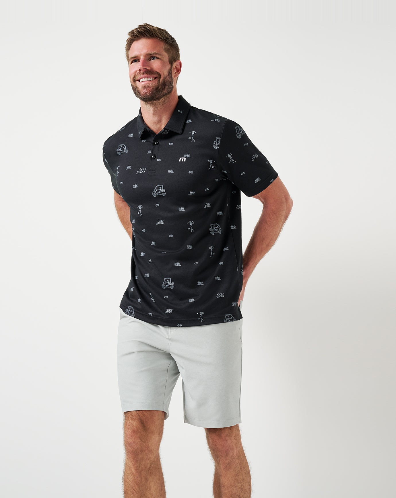 Golf Sucks Polo| Travis Mathew