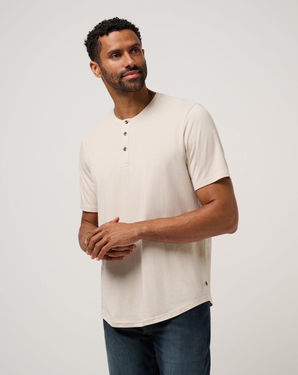 Cloud Henley Tee| Travis Mathew