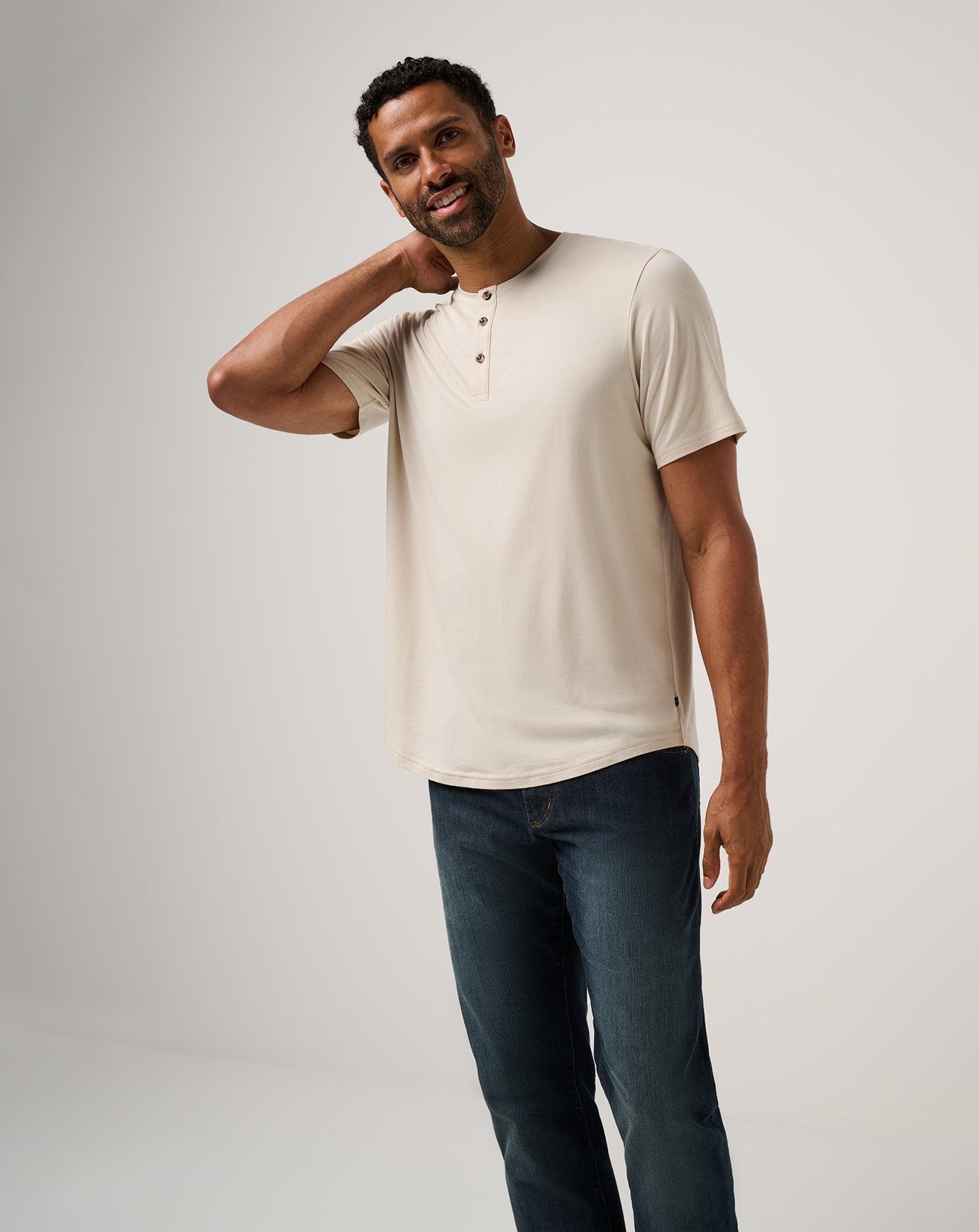 Cloud Henley Tee| Travis Mathew