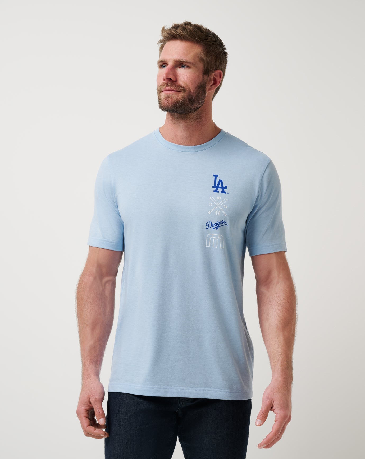 Los Angeles Dodgers Sunset Slam 2.0 Tee| Travis Mathew