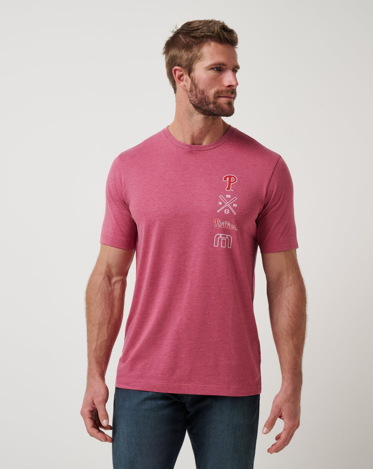 Philadelphia Phillies Sunset Slam 2.0 Tee| Travis Mathew