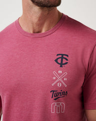 Minnesota Twins Sunset Slam 2.0 Tee| Travis Mathew