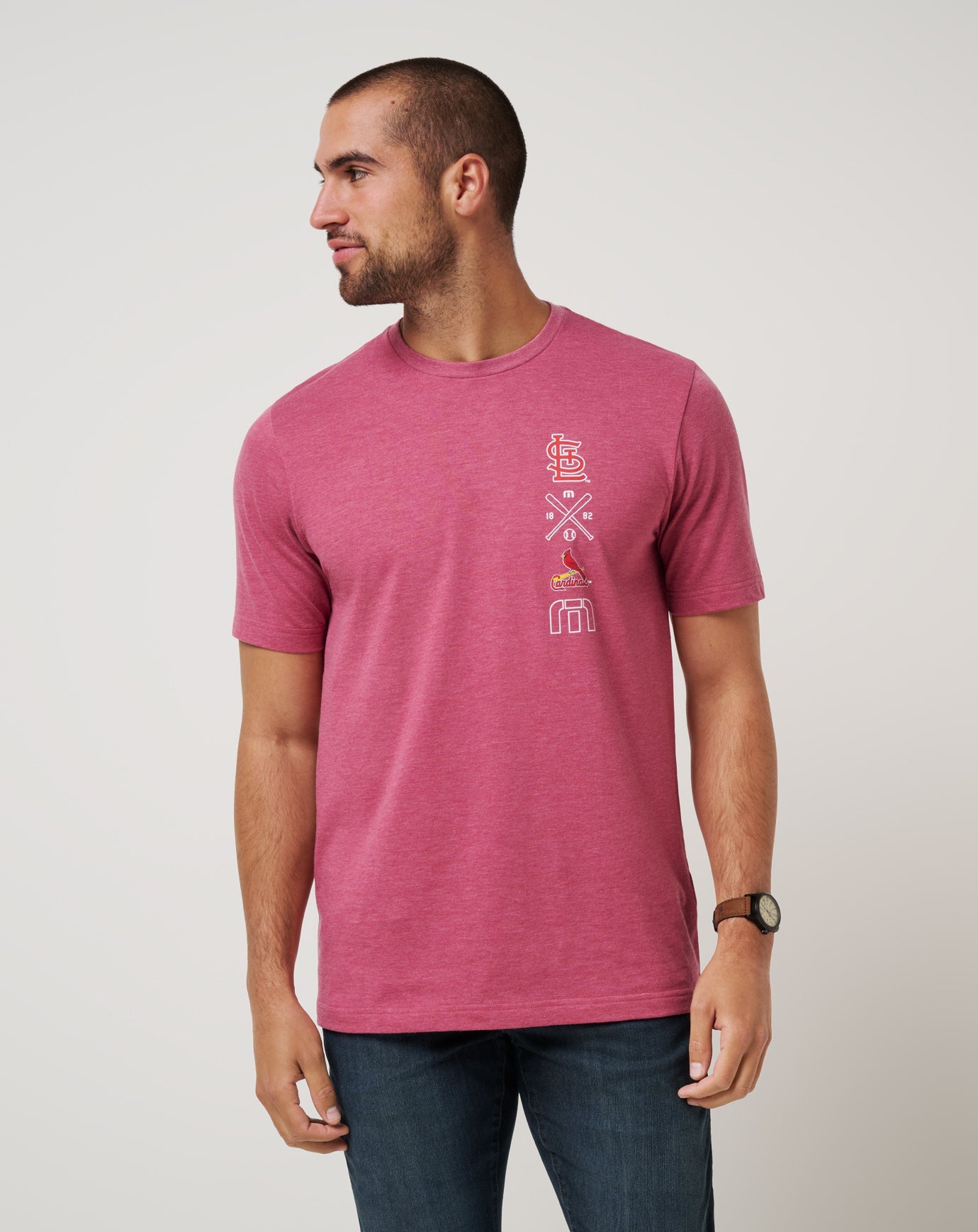 St Louis Cardinals Sunset Slam 2.0 Tee| Travis Mathew
